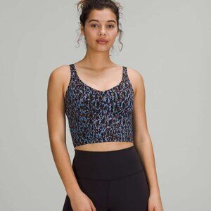 Lululemon Align Tank Top - Leopard Camo Blue Nile Multi Size 14